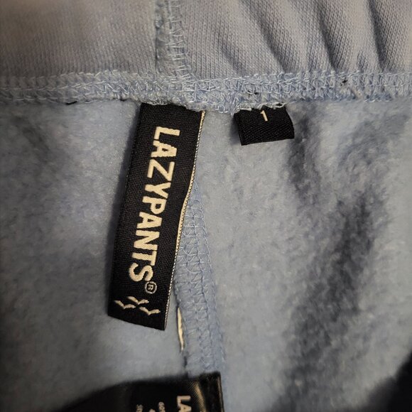 Women's Capri Light Blue Cotton Lazy Pants Size XS/1 - Picture 5 of 5